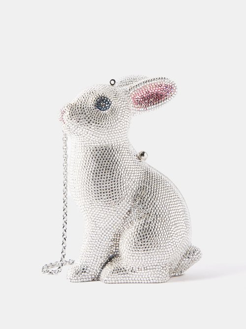 Judith Leiber Bunny Ava Crystal-embellished Clutch Bag