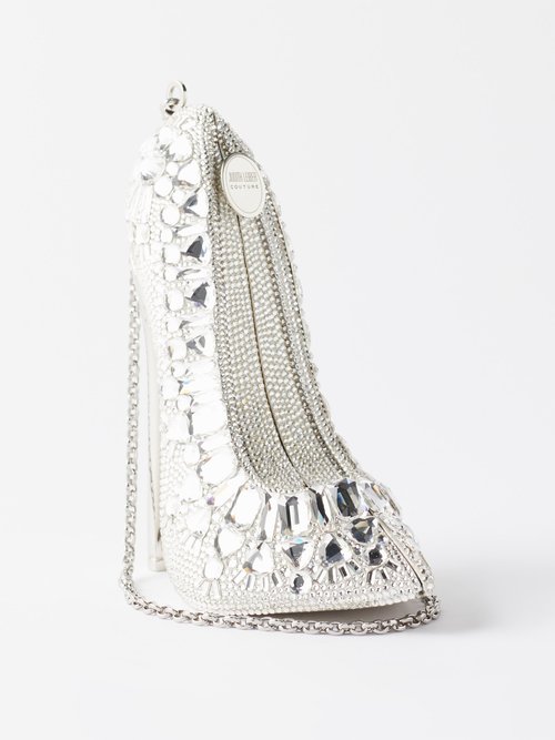 Judith Leiber Stiletto Crystal-embellished Clutch Bag