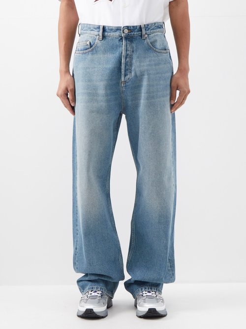 Valentino - Relaxed-leg Jeans - Mens - Blue