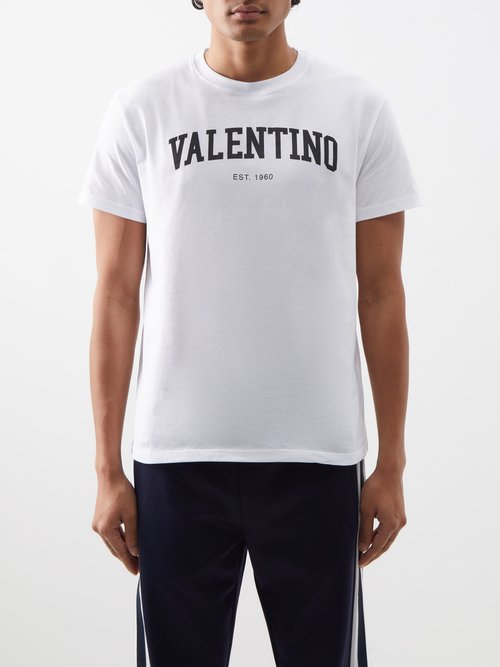 Valentino Logo-print Cotton-jersey T-shirt