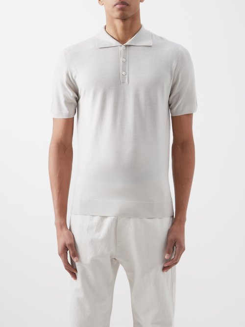 Barena Venezia - Marco Wool Polo Shirt - Mens - Cream