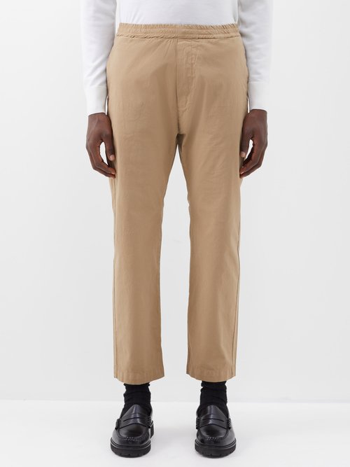 Barena Venezia - Riobargo Garbo Cotton-blend Suit Trousers - Mens - Beige