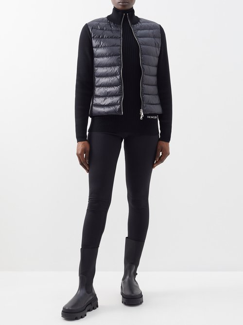 Moncler Contrast Stripe Turtleneck Sweater | Smart Closet