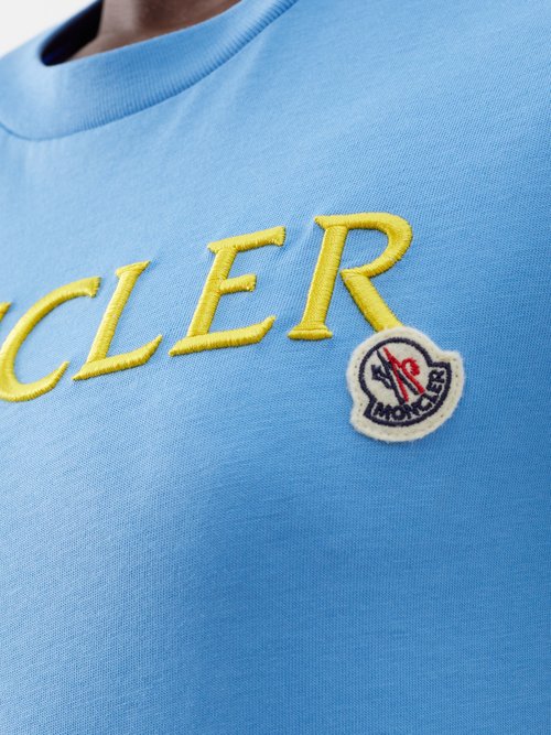 Moncler Logo Embroidered T-Shirt