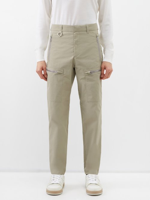 Fendi - Tech-nylon Cargo Trousers - Mens - Stone