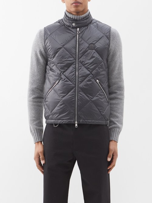 Moncler Neste Diamond-quilted Down Gilet