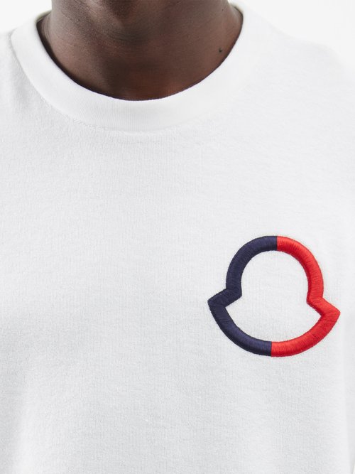 Moncler Embroidered-Logo Detail T-Shirt