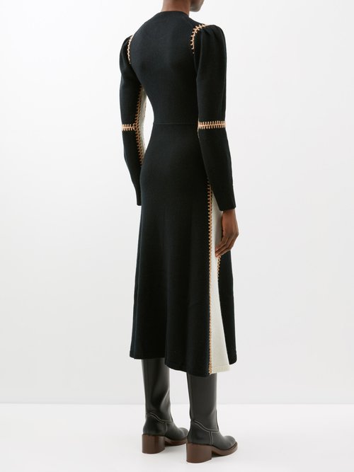 マメ Basic Cashmere High Neck Knit Dress 2 | tspea.org