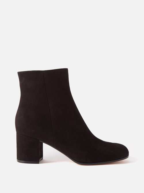GIANVITO ROSSI MARGAUX 60 SUEDE ANKLE BOOTS
