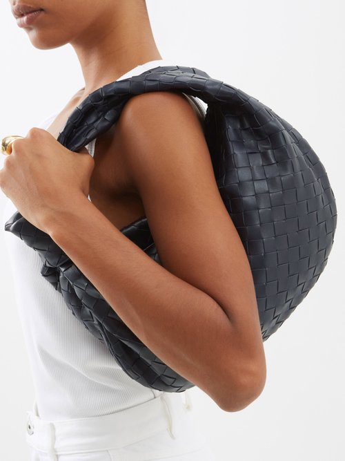 Bottega Veneta Jodie Teen Intrecciato-leather Shoulder Bag