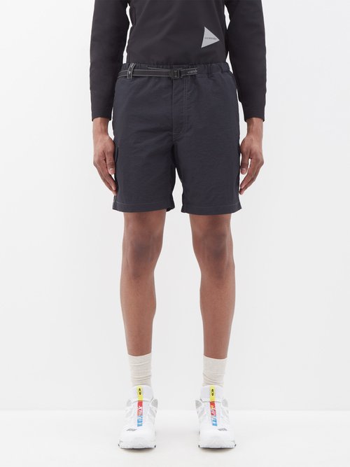 Hiker Nylon-taffeta Shorts In Black