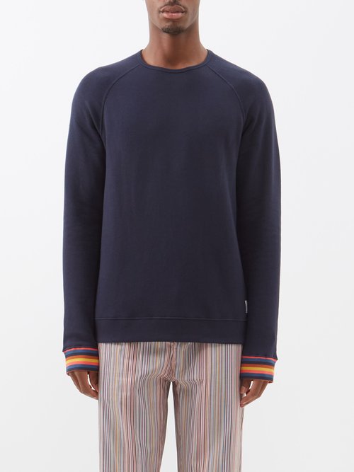 Paul Smith Artist Stripe Cotton-jersey Pyjama Top