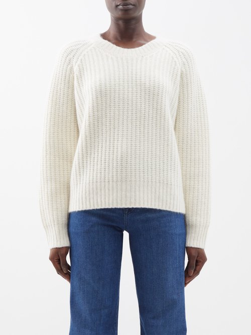 Nili Lotan - Duffy Oversized Cashmere-blend Sweater - Womens - Ivory