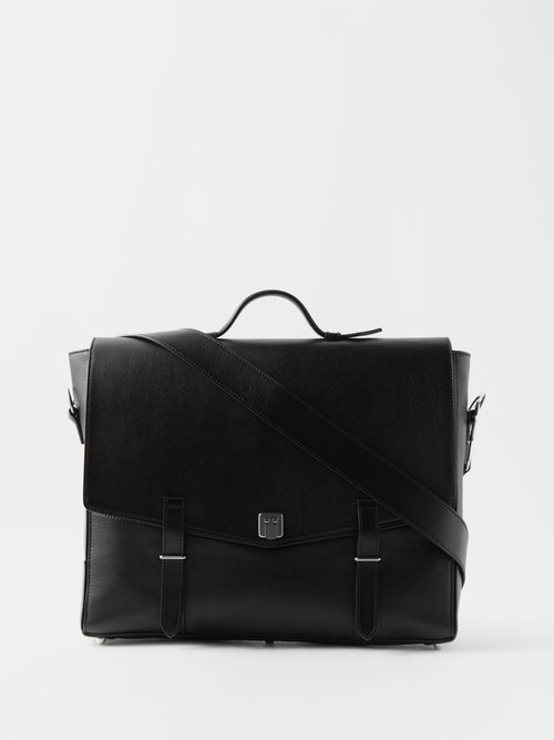 Métier - Rider Leather Briefcase - Mens - Black