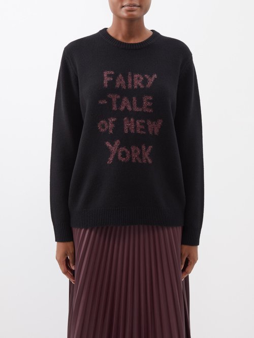 Bella Freud Fairytale Of New York Wool-blend Sweater
