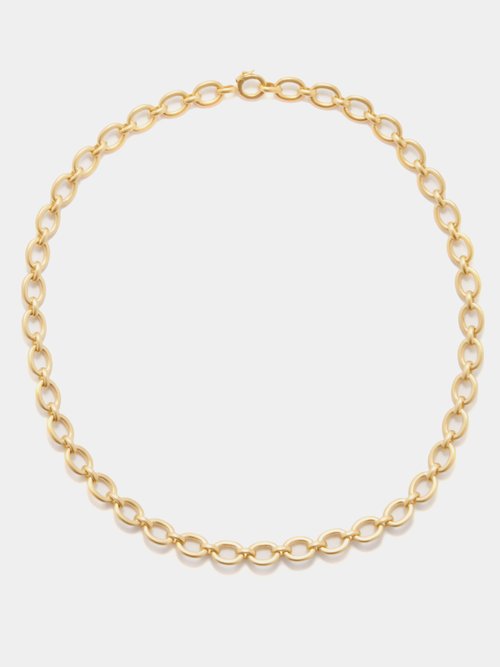 Irene Neuwirth Oval-link 18kt Gold Necklace