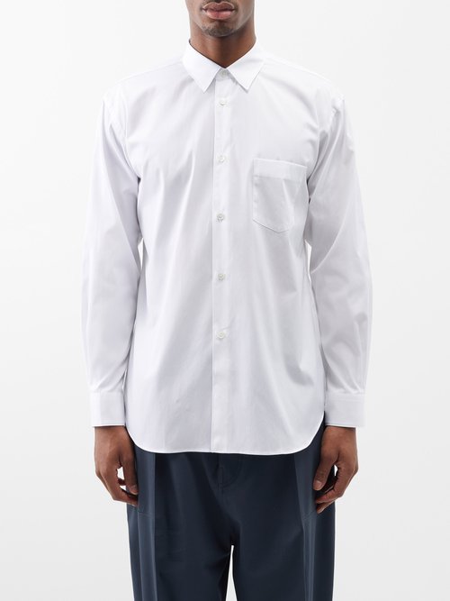 Comme Des Garçons Shirt - Cotton-poplin Shirt - Mens - White