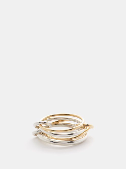 Spinelli Kilcollin – Pisces 18kt Gold & Sterling-silver Ring – Womens – Silver Gold