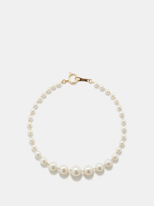 Mizuki - Pearl & 14kt Gold Bracelet - Womens - Pearl