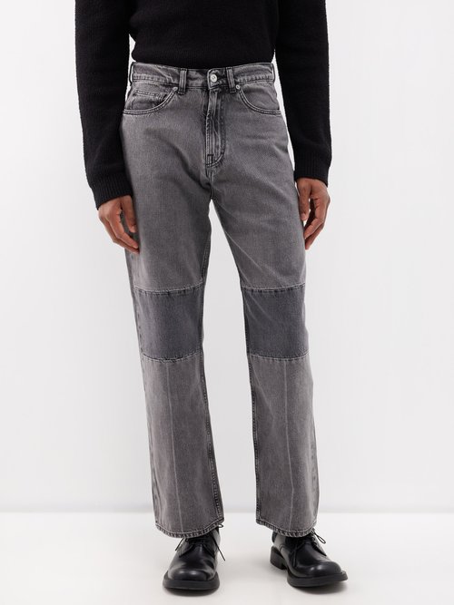 Our Legacy - Extended Third Cut Straight-leg Jeans - Mens - Black Grey