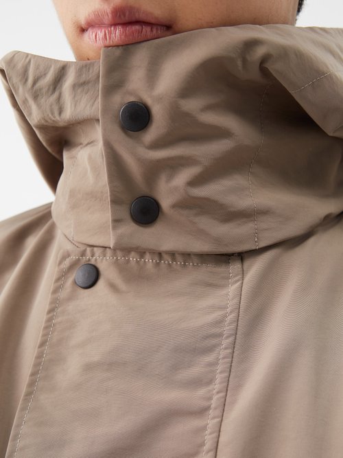 Our Legacy Tower Shell Parka In Taupe Grace Nylon | ModeSens