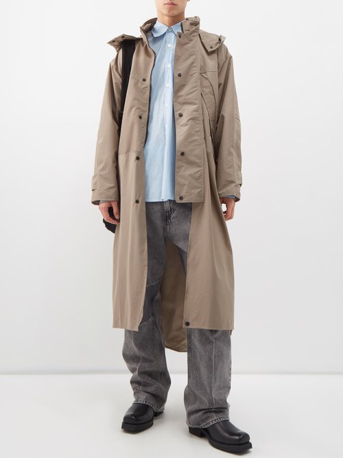 Our Legacy Tower Shell Parka In Taupe Grace Nylon | ModeSens