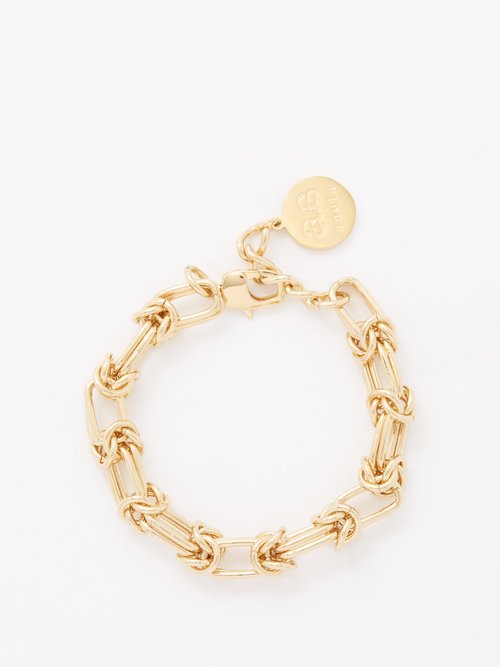 By Alona Zion 18kt Gold-plated Bracelet In Yellow Gold