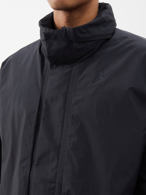 Act Gore-tex Paclite Field Coat In Black