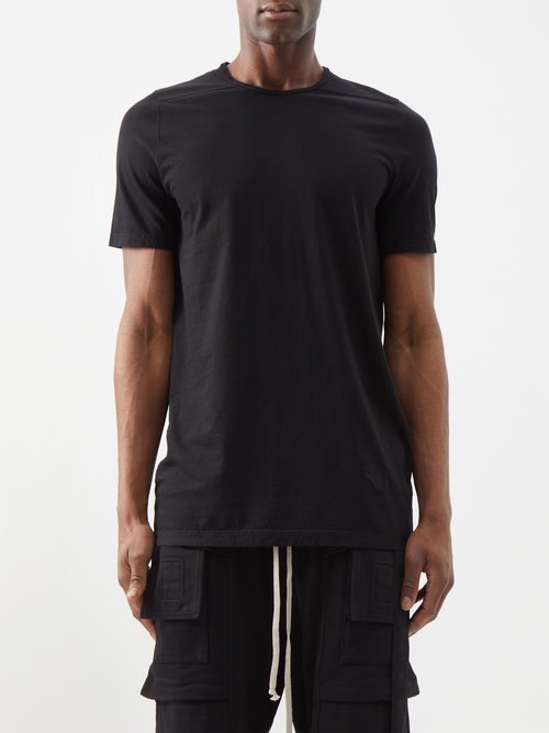Rick Owens Drkshdw - Level Cotton-jersey T-shirt - Mens - Black
