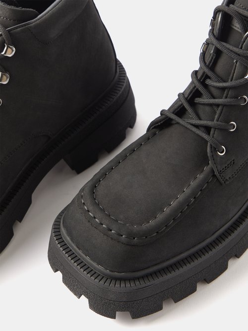 Eytys Tribeca Nubuck Boots In Black | ModeSens