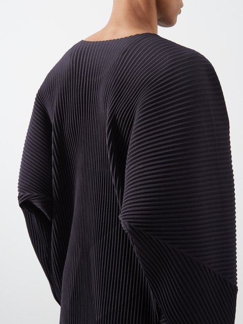 Homme Plissé Issey Miyake Vase Technical-pleated Layered Top