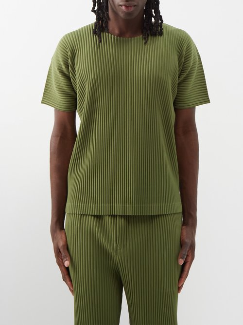 Issey Miyake Khaki Monthly Color March T-shirt In Olive Green