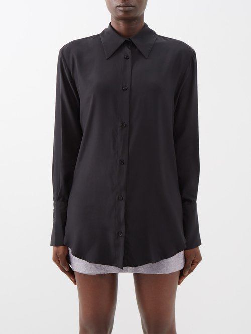 Gauge81 - Okayi Silk Shirt - Womens - Black