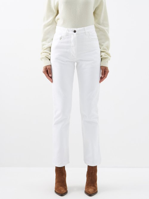 Giuliva Heritage - The Dan Straight-leg Jeans - Womens - White