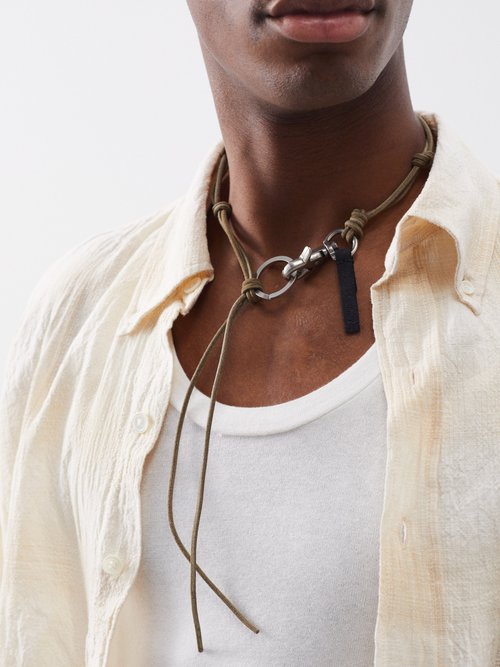 OUR LEGACY Ladon Leather Necklace | Smart Closet