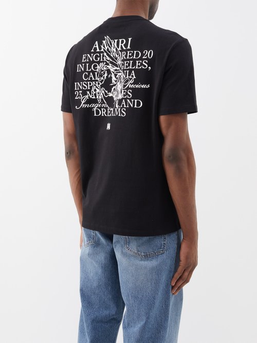 Luxury men's T-Shirt - Black Amiri Precious Memories T-Shirt