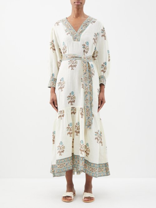 Hannah Artwear Kiya Printed Linen Dress
