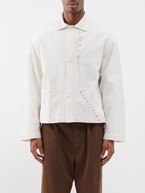 Story Mfg. Off-white Snack Shirt In Ecru | ModeSens