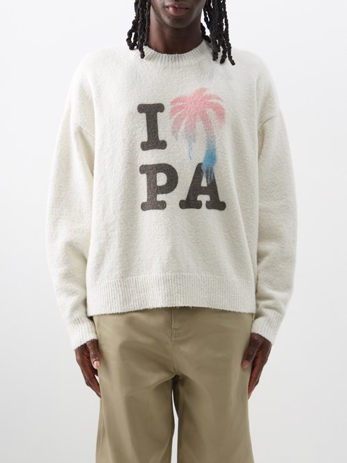 Palm Angels I Love Pa-print Sweatshirt