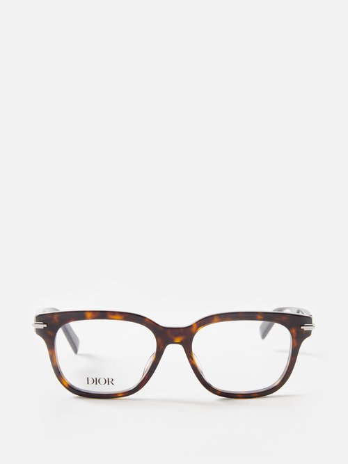 Dior - Diorblacksuit D-frame Acetate Glasses - Mens - Dark Brown