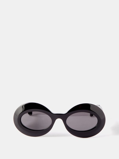 LOEWE Eyewear Oversized Oval Acetate Sunglasses