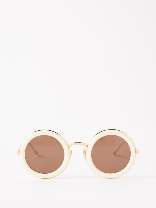 LOEWE Eyewear Round Acetate Sunglasses