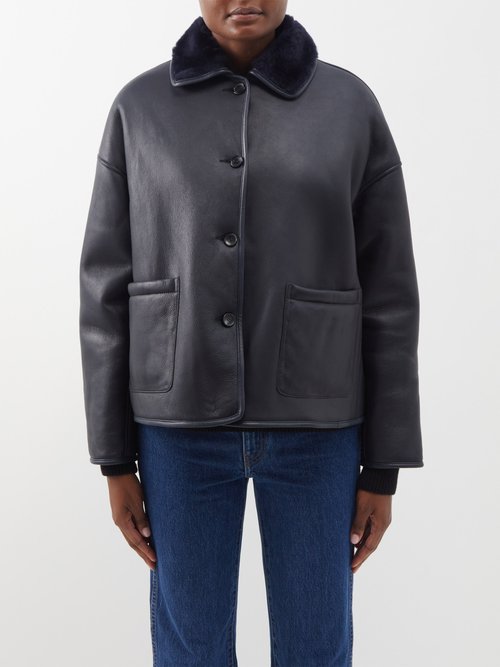 Cawley Studio Reversible Shearling Leather Jacket