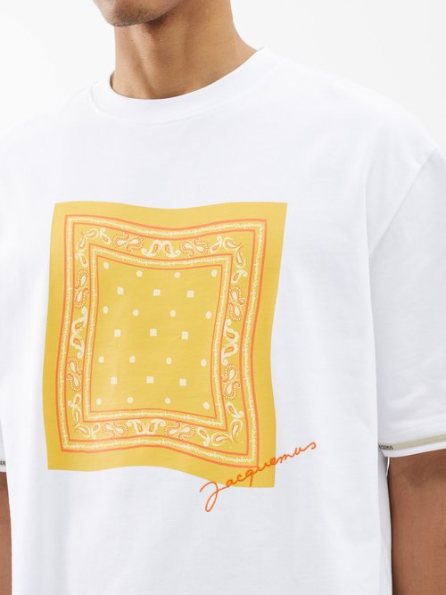 Jacquemus Le T-Shirt Toalha Banadana Logo T-Shirt