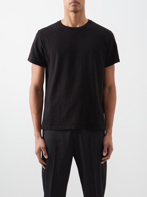 Nili Lotan - Bradley Cotton-jersey T-shirt - Mens - Black