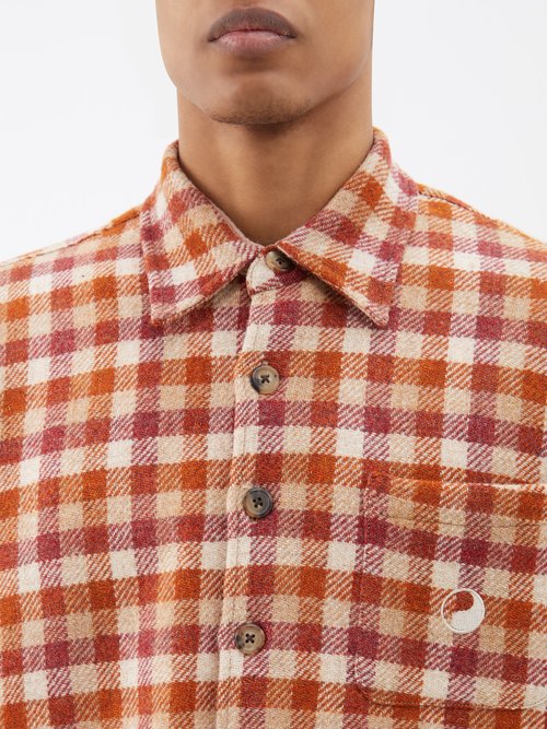 OUR LEGACY Work Shop Above Checked Wool Shirt | Smart Closet