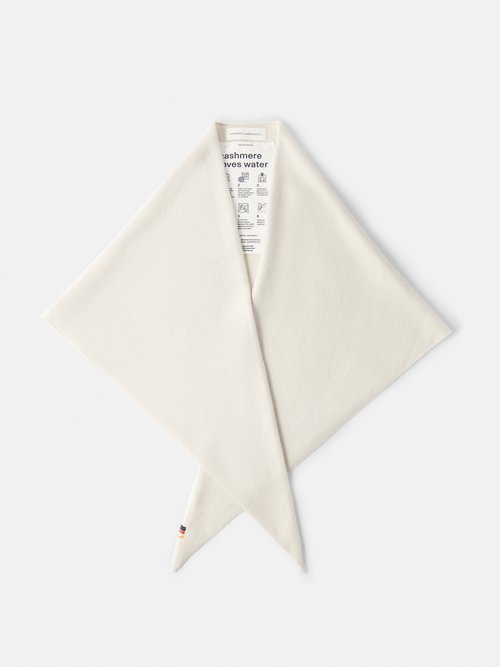 Extreme Cashmere No.150 Witch Stretch-cashmere Triangle Scarf In