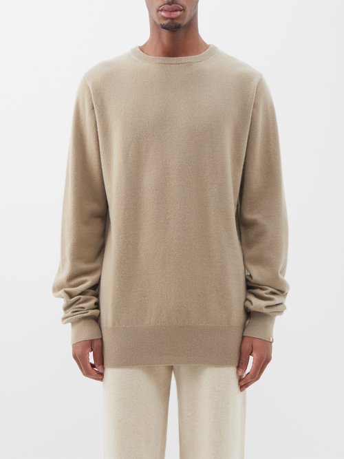 Extreme Cashmere - No.250 Rene Stretch-cashmere Sweater - Mens - Beige