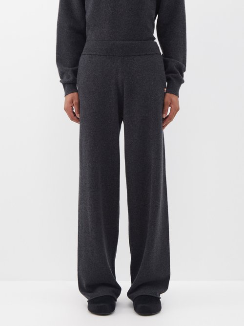 Extreme Cashmere - No.258 Zubon Light Cashmere Trousers - Mens - Dark Grey