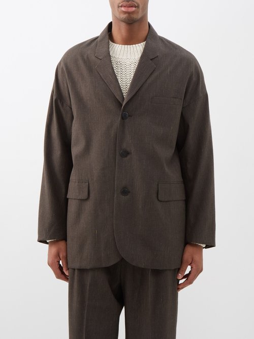 Visvim - Hammons Wool-blend Suit Jacket - Mens - Charcoal